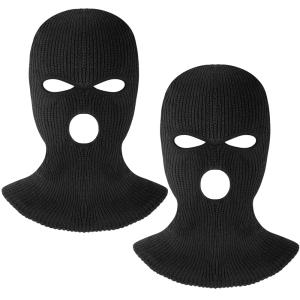 3 HOLE BLACK BALACLAVA