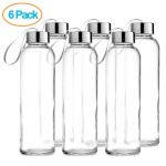 WT295 SET OF 6 500ML GLASS BOTTLE