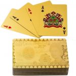 GOLD PLATED PLAYING  CARDS