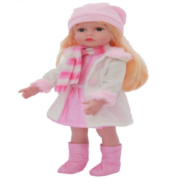 ID1823 18'' FASHION GIRL DOLL WITH VINYL BODY
