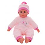 ID1606 16” SOFT BODIED BABY DOLL WITH BABY SOUNDS