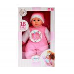 ID1606 16” SOFT BODIED BABY DOLL WITH BABY SOUNDS