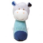 ID0624 6'' SOFT BABY RATTLE WITH RING BELL