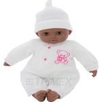 ID1604 16'' SOFT BODIED BLACK BABY DOLL IN GIFT BOX