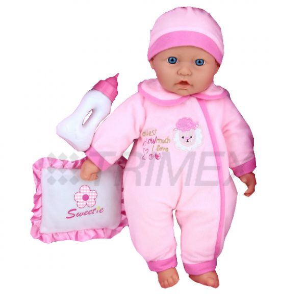 AP22564 BABY CUDDLES 16'' INCHES BABY DOLL WITH ACCESORIESS