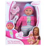 AP22564 BABY CUDDLES 16” INCHES BABY DOLL WITH ACCESORIESS
