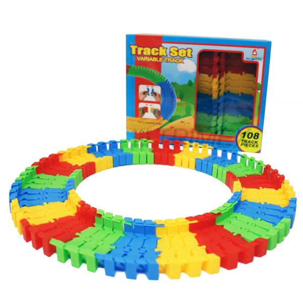 22866 108PCS SPARE TRACKS FOR FELIXABLE BATTERY OPERATED CAR TRACKS