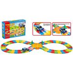 22908 FLEXIBLE BATTERY OPERATED 142PIECES CAR TRACK SET