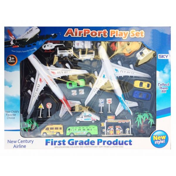 HS7788-2 LARGE AIPORT PLAY SET