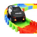 TX866 PACK OF 2 POLICE CARS FOR FLEXIBLE BATTERY OPERATED TRACK CAR SET