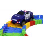 TX866 PACK OF 2 POLICE CARS FOR FLEXIBLE BATTERY OPERATED TRACK CAR SET