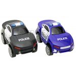 TX866 PACK OF 2 POLICE CARS FOR FLEXIBLE BATTERY OPERATED TRACK CAR SET