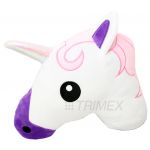 PL35-U002B 30CM UNICORN PINK WHITE PILLOW