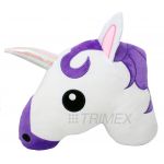 PL35-U002A 30CM UNICORN PURPLE WHITE PILLOW