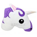 PL35-U002A 30CM UNICORN PURPLE WHITE PILLOW