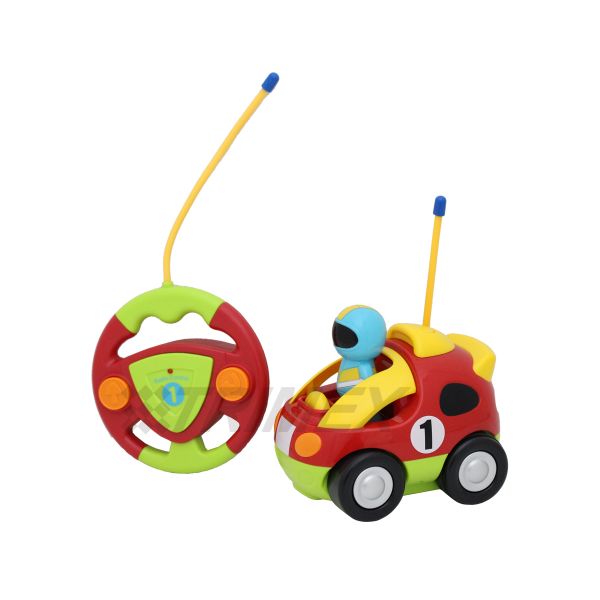 6602 RADIO CONTROL CARTOON CAR WITH LIGHTS AND SOUND