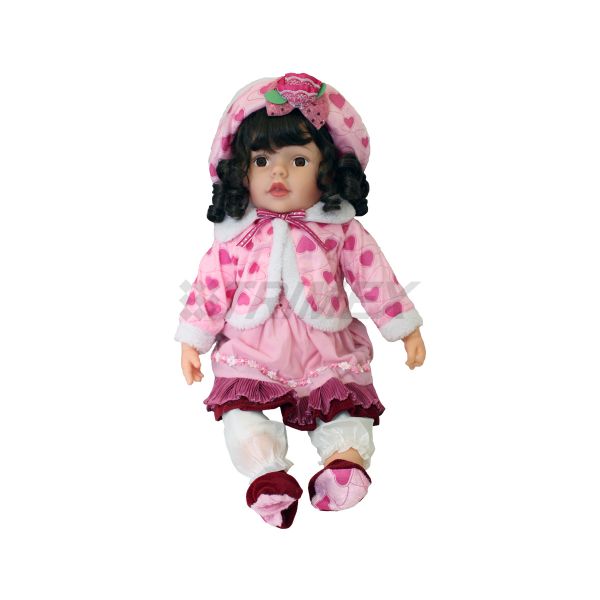 AP22567 BABY CUDDLES 24'' SOFT BODIED BABY GIRL DRESS DOLL