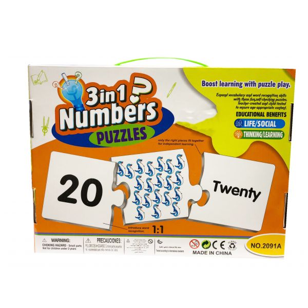 2091A NUMBERS PUZZLE BOARD GAME