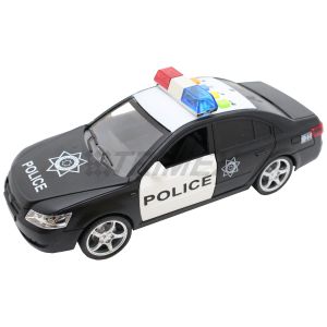 WY560B 1:16 SCALE POLICE FRICTION CAR WITH LIGHT AND SOUND