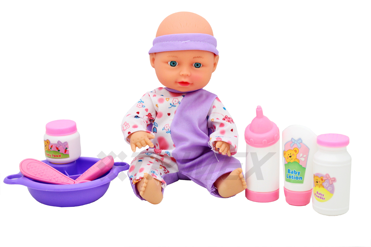 10'' Baby doll play set