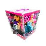 H1D012 12INCHES FASHION SET OF 4 DOLLS WITH ACCESSORIES
