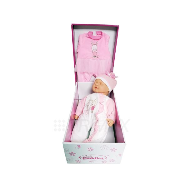 AP22576 BABY CUDDLES 18'' INCHES NEW BORN SLEEPING BABY  DOLL