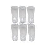 LD622 PACK OF 6 CRYSTAL CLEAR DRINKING GLASSES SET