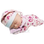 AP22391 BUBY CUDDLES LOVELY BABY SLEEPING DOLL 28cms