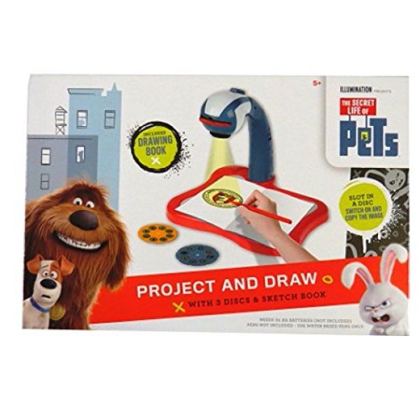 28-0210 THE SECRET LIFE OF PETS - PROJECTOR AND DRAW