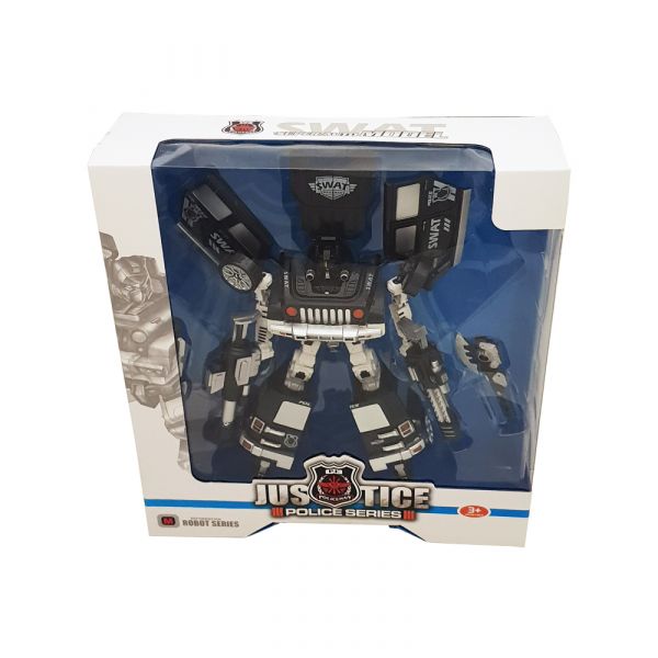HF1102-1AB 12'' DEFORMATION POLICE ROBOT FIGURE