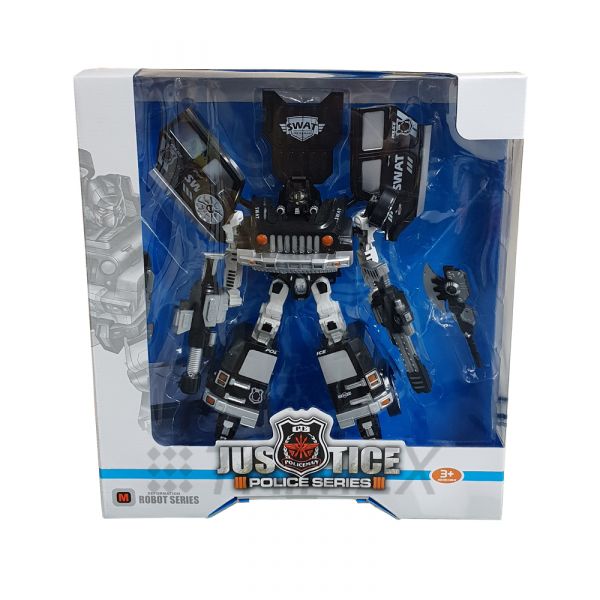 HF1102-1AB 12'' DEFORMATION POLICE ROBOT FIGURE