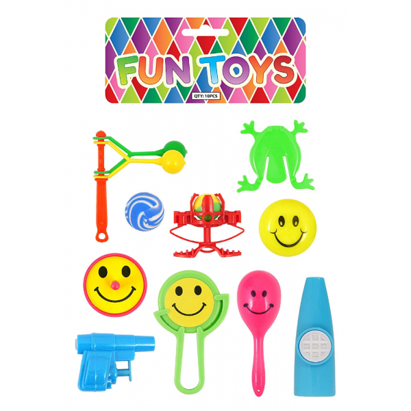 T65 177 PARTY FILLER BAG PACK OF 10 FUN TOYS