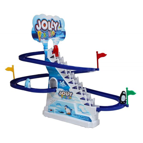 777-3 BATTERY OPERATED JOLLY PENGUIN FRISK PARADISE TRACK