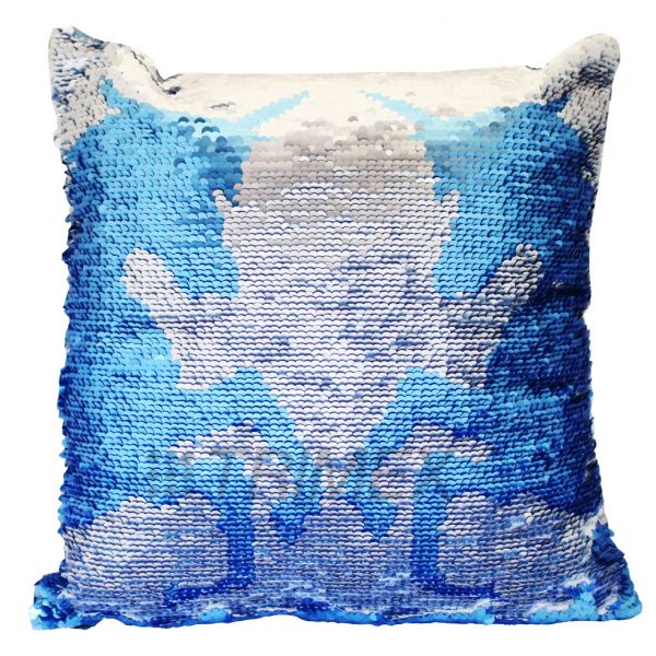 SQ1 25 X 25 CM TWIN UNICORN SEQUIN PILLOW