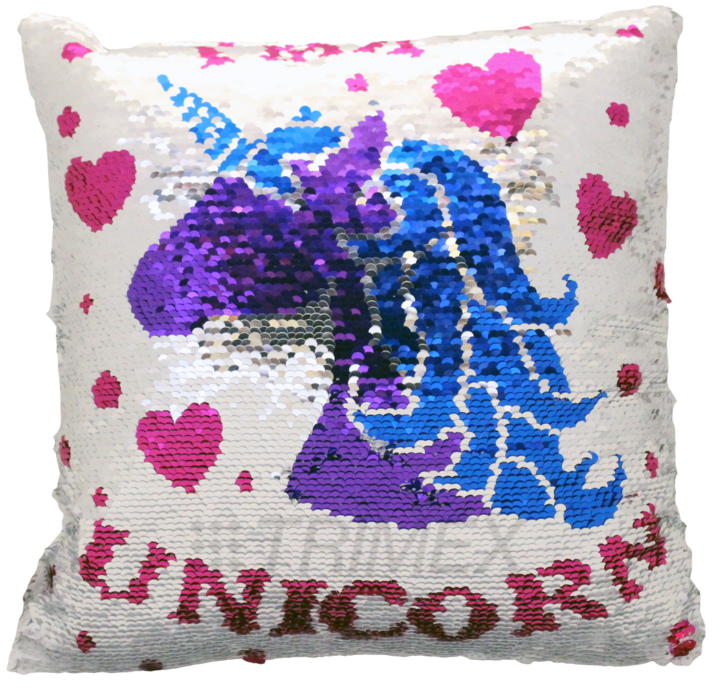 Unicorn Sequin Pillow