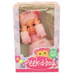 JX-257C 13INCHES PEEK-A-BOO BABY DOLL WITH REALISTIC SOUND