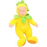 JX-257SS 10INCH PLUSH SLEEPING FRUIT DRESS BABY DOLL