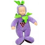 JX-257SS 10INCH PLUSH SLEEPING FRUIT DRESS BABY DOLL