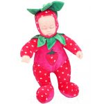 10INCH PLUSH SLEEPING FRUIT DRESS BABY DOLL