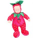 JX-257SS 10INCH PLUSH SLEEPING FRUIT DRESS BABY DOLL