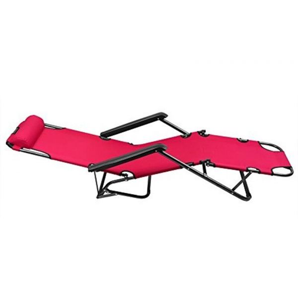 1236 FOLDING GRAVITY SUN LOUNGER GARDEN CHAIR BED
