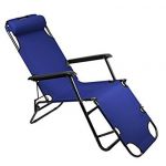 1236 FOLDING GRAVITY SUN LOUNGER GARDEN CHAIR BED