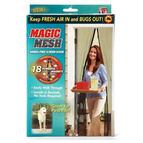 MAGIC DOOR MESH HANDS FREE INSECT SCREEN