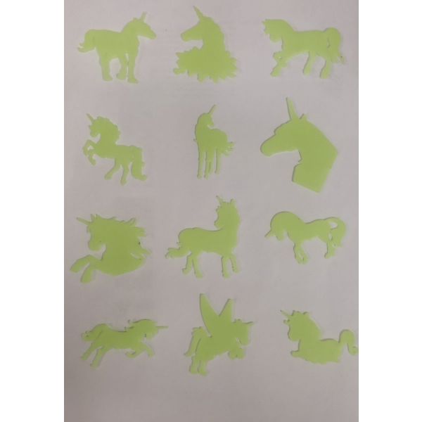 GLOW IN THE DARK UNICORN