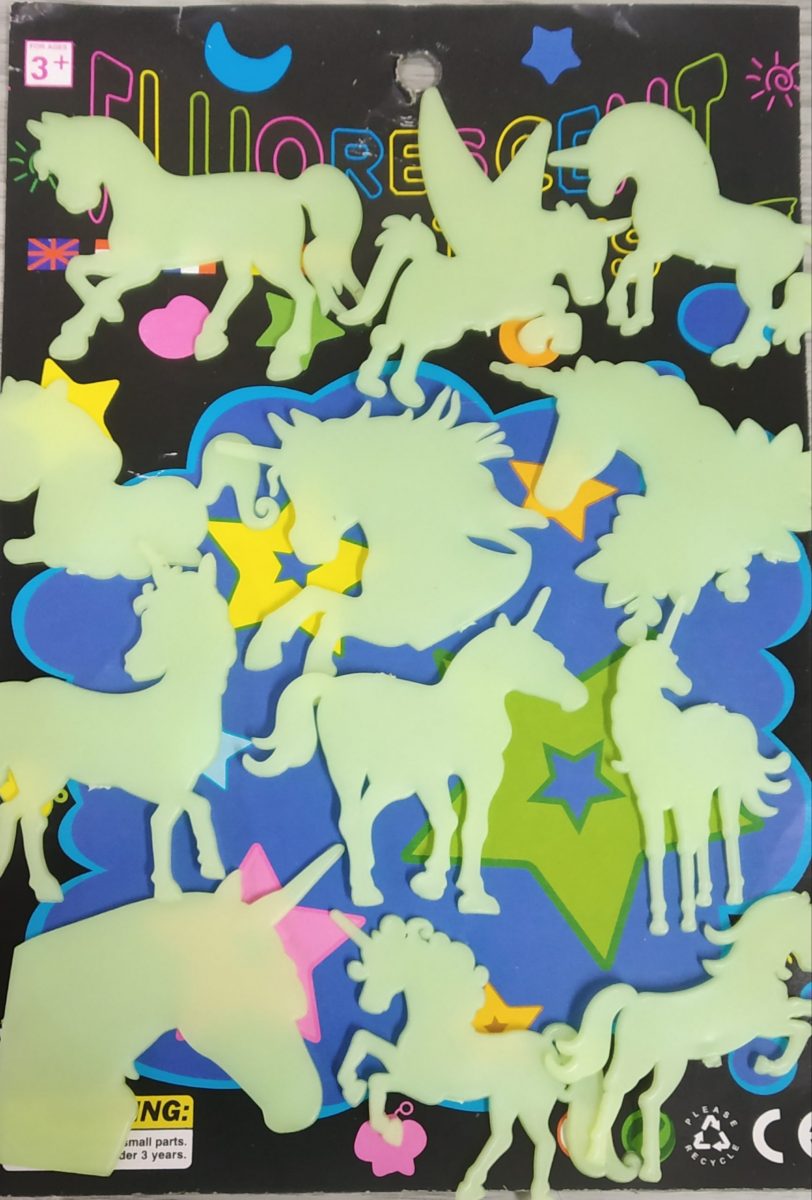 GLOW IN THE DARK UNICORN