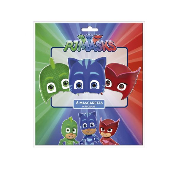 PJ MASKS PACK OF 6 MASKS