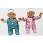 55566 11” LITTLE CUTIES TWIN DOLL SET