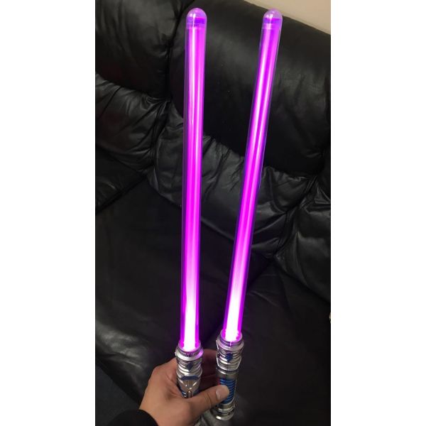 8814 BATTERY OPERATED 2 IN 1 SWORDS WITH LIGHT AND SOUND