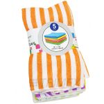FY-041 PACK OF 5 MICROFIBRE TEA TOWELS