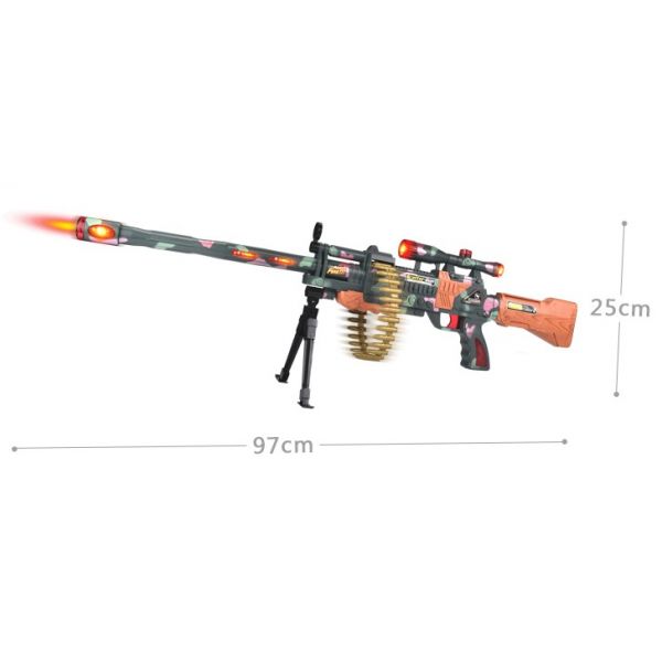AK8860B BATTERY OPERATED COOL FLASH TOY GUN